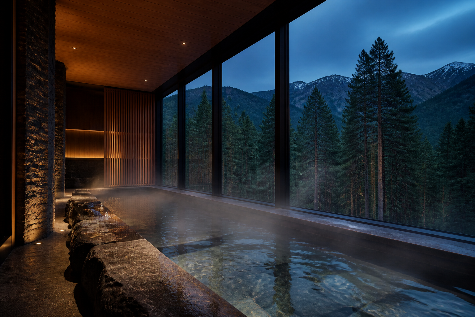 Панорамный бассейн Aura SPA